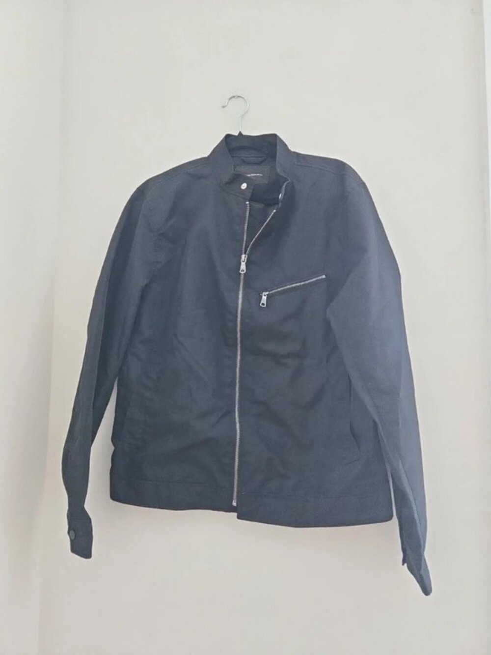 Black water resistant jacket